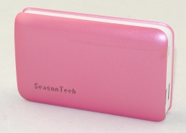 Seasontech Power Bank 7800mah 5v Dual Usb Output 1a + 2.1a Fast Charging, Backup Power For Mobile
