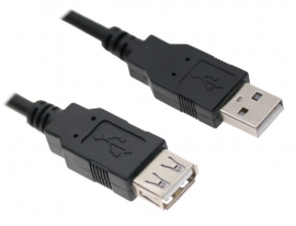 Astrotek Usb 2.0 Extension Cable 5m - Type A Male To Type A Female Transparent Colour Rohs At-usb2-aa-5m