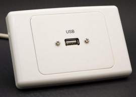 4cabling Usb Wall Plate Cwpfh401a