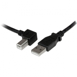 Startech 1m Usb 2.0 A To Left Angle B Cable Cord - 1 M Usb Printer Cable - Left Angle Usb B Cable