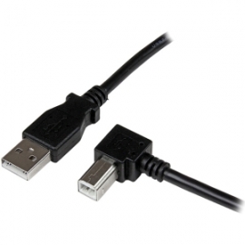 Startech 1m Usb 2.0 A To Right Angle B Cable Cord - 1 M Usb Printer Cable - Right Angle Usb B Cable