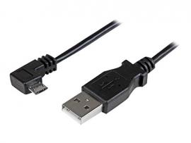 Startech Startech Micro-usb Charge-and-sync Cable M/m - Right-angle Micro-usb - 24 Awg - 2 M (6