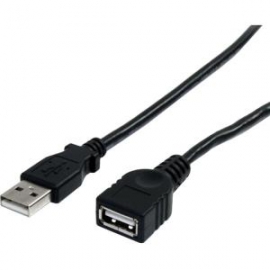 Startech 10 Ft Black Usb 2.0 Extension Cable A To A - 10ft Usb 2.0 Extension Cable - 10ft Usb Male