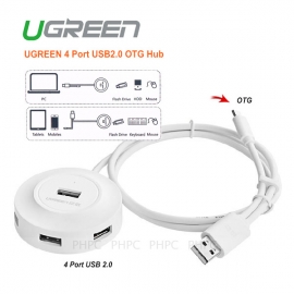 Ugreen 4 Port Usb2.0 Otg Hub (20271) Usbugn4porthubotga