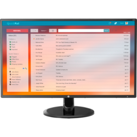 Hp V270 27" Ips 16:9 5Ms 1920X1080 Vga+Dvi+Hdmi Tilt 3Yrs 2Kz35Aa