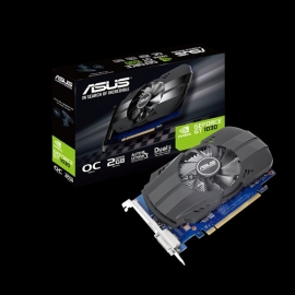 Asus Nvidia Phoenix Geforce Gt1030 2Gb Oc Edition Gddr5 1 Fan 1Xhdmi/ 1Xdvi-D 1531 Boost Non-Rgb Ph-Gt1030-O2G