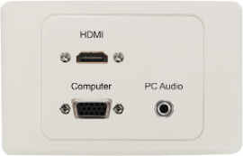 4cabling Hdmi Svga 3.5mm Wall Plate Cwpnh263f