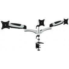 Visionmount Gasspring Deskclamp Aluminium 3 Lcd Monitors Arm Support Up To 24", Tilt"-90~+85,