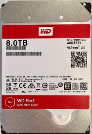 Western Digital 8tb Red 256mb 3.5in Sata 6gb/s Intellipowerrpm Wd80efax