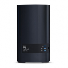 Western Digital My Cloud 16tb Ex2 Ultra 2-bay Nas - 1.3ghz Dual-core Cpu, 1gb Ddr3, Raid, Backup