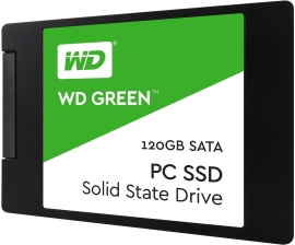 Western Digital Ssd 2.5" Drive: 120gb Wd Green 3d Nand Ssd 7mm Sata Iii 6 Gb/ S Sequential Up To