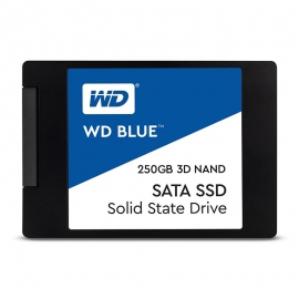 Western Digital Ssd 2.5" Drive: 250gb Wd Blue 3d Nand Ssd 2.5 Form 7mm Factor Sata Interface Cssd