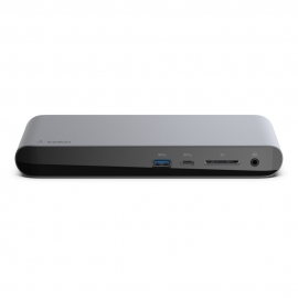 BELKIN THUNDERBOLT3 DOCK, USB-C(1), TB3 PORT (1) 85W PASSTHROUGH, USB-A 3.1(5) (F4U097AU)