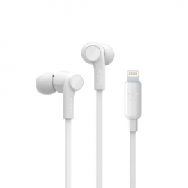 Belkin Headphones With Lightning Connector White 2 Yr Wty G3H0001Btwht
