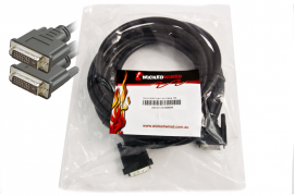 Wicked Wired 5m Dvi-d Male To Dvi-d Male Dual Link Audio Visual Cable Ww-av-dvidmm5m