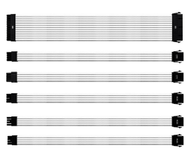 Cooler Master Extension Cable White Gl Pvc Cma-Nest16Xxwt1-Gl