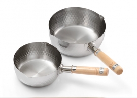 Yoshikawa Stainless Yukihira Saucepan Twin Pack 20Cm + 22Cm Kityoayh6753A54Twin-1