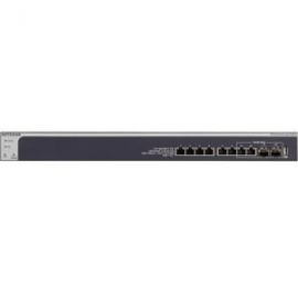 Netgear Xs708t 8-port 10-gigabit Ethernet Smart Switch With 2 X Sfp+ Combo Xs708t-100ajs