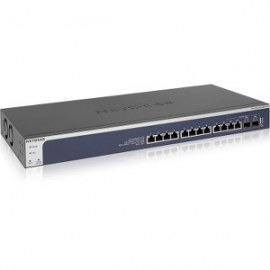 Netgear Xs712t 12 Port 10-gigabit Ethernet Smart Switch With 2 X Sfp+ Combo Port Xs712t-200ajs