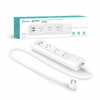 Tp-Link Kasa Smart Wi-Fi Power Strip 3-Outlets 2-Usb Ports 2Yr Kp303